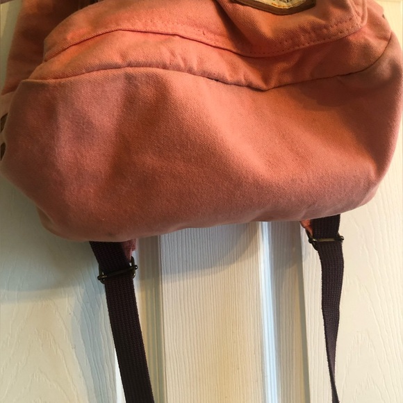 Pink Canvas Backpack - Picture 9 of 10